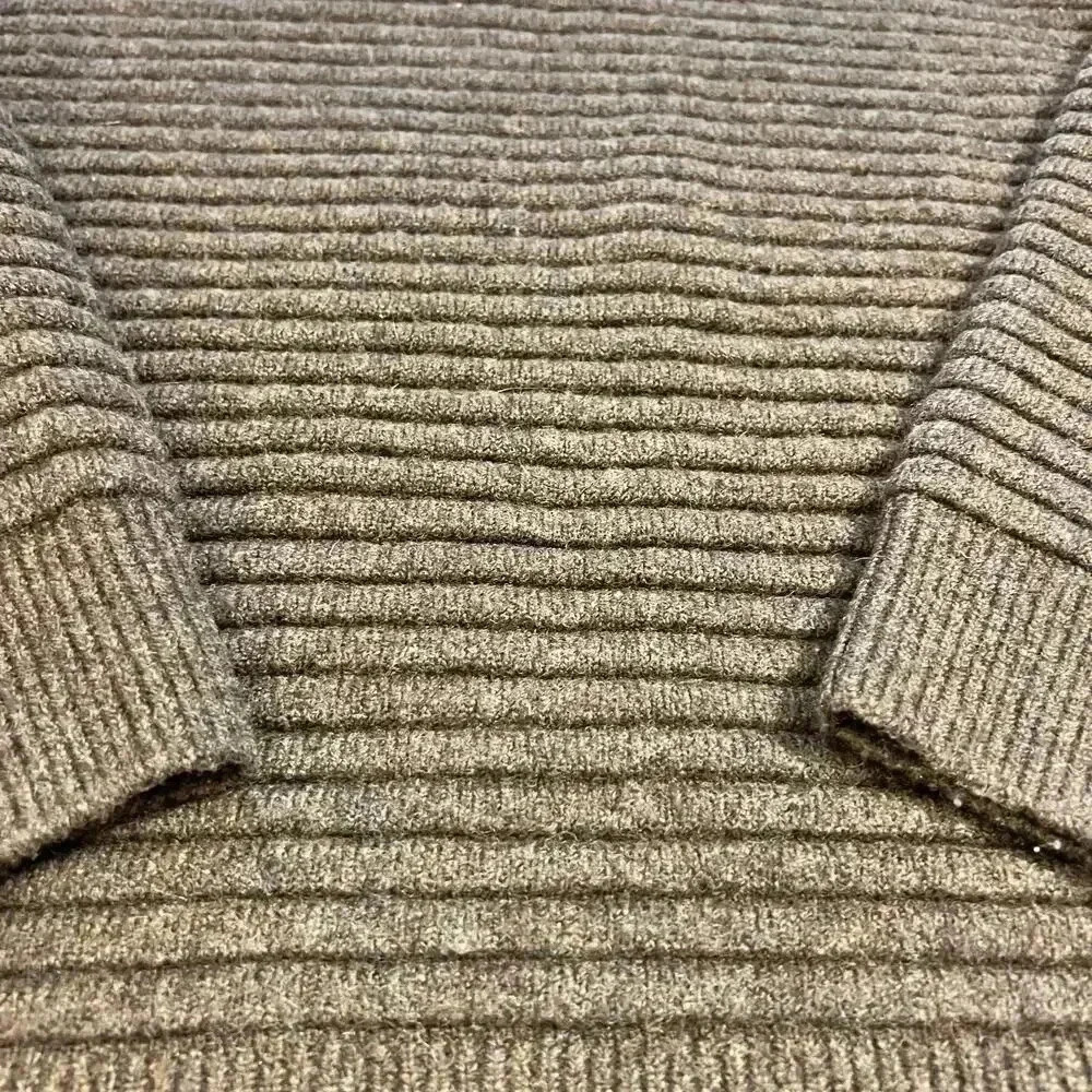 Madewell Elsmere Pullover Crewneck Sweater Size XS Brown Ribbed Wool Blend Soft - Picture 8 of 10